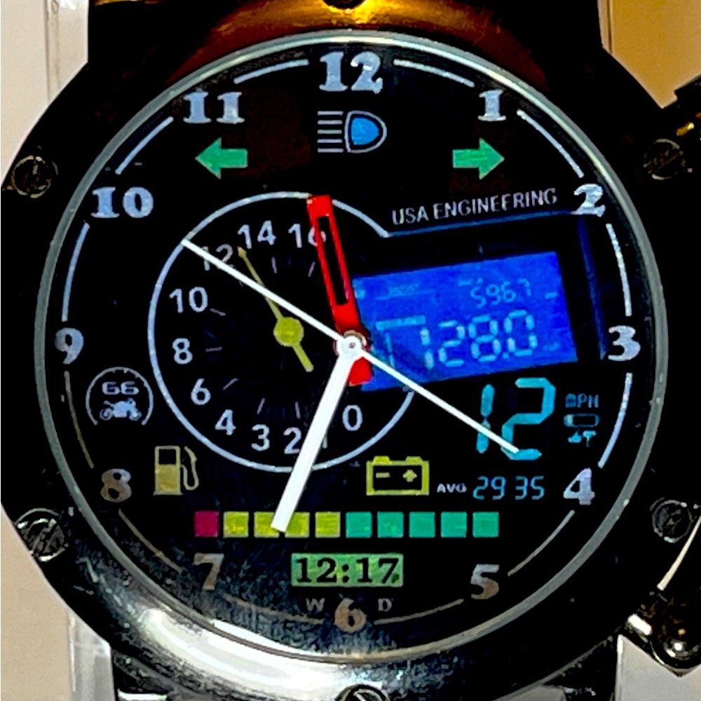 Watch. New speedometer style men’s 48mm